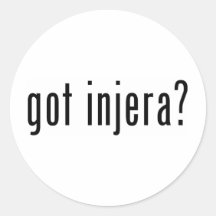 got injera? stickers