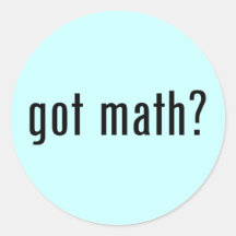 got math? sticker