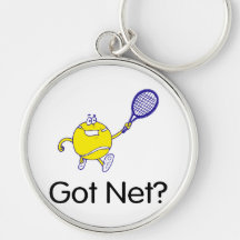 Got Net?Tennis Keychain