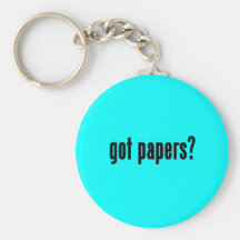 got papers? keychain