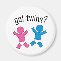 Got Twins? Fridge Magnets