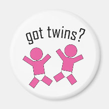 Got Twins? Refrigerator Magnets
