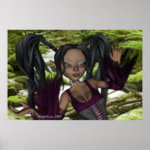 Goth Elf Poster