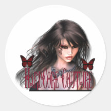 Goth Girl 8 Sticker