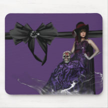 goth girl mousepad
