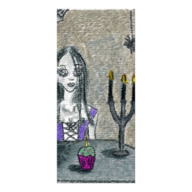 Goth Halloween Rack Card