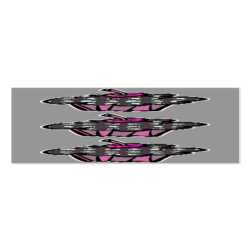goth skull crossbones cupcake bookmark business card