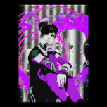 Gothic Anime Sweet 16  invitations