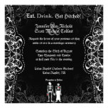Gothic Bride & Groom Skeleton Wedding Invitations