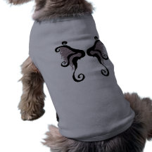 Gothic Fairy Wings Doggie T-shirt