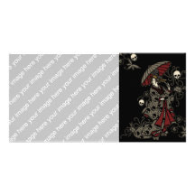 Gothic Geisha Photo Greeting Card