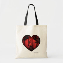Gothic Heart Tote Bag