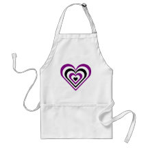 Gothic Layered Heart Aprons