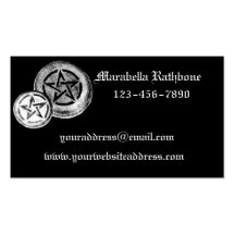 Gothic Pentacles Business Card