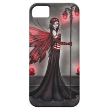 Gothic Ruby Fairy Fantasy Art iPhone Case iPhone 5 Cases