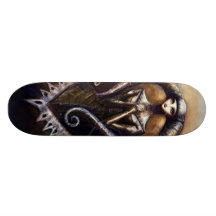 Gothic skateboard art