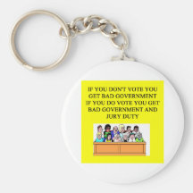 government jury duty joke keychains