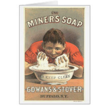 Gowans & Stover Miners Soap Cards
