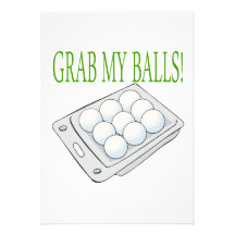 Grab My Balls Invitations