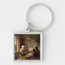 Grace before Meat, 1660 Keychain