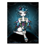 Gracie Gothic Couture Corset Fairy Postcard