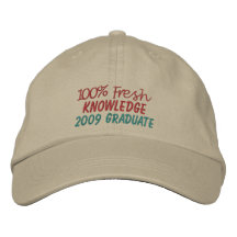 Graduate Cap - Fresh Knowledge ! Embroidered Baseball Caps