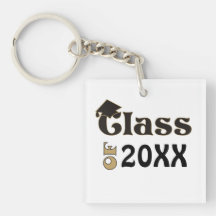 Graduate Class of 20XX Acrylic Key Chains