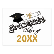 Graduate Class of 20XX Postcard