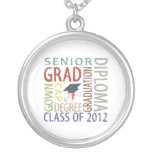 Graduation 2012 personalised necklace