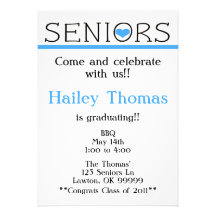 Graduation BBQ Party Invitations