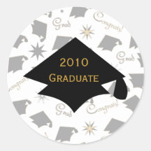 Graduation Caps Stickers