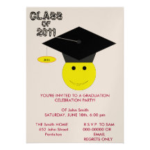Graduation Class Of 2011 Invitation Card