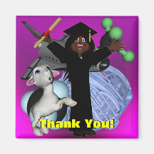 Graduation Day Thank You Refrigerator Magnet