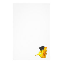 Graduation Fish Customized Stationery