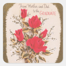 Graduation from Mum and Dad Sticker