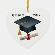 Graduation Mortar & Diploma Ornament