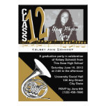Graduation Music/ French Horn Personalized Invites