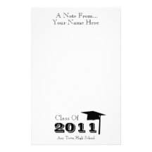 Graduation Stationery - Class Of 2011