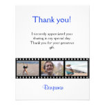 Graduation Thank You Photo Note Card Filmstrip Personalized Announcement