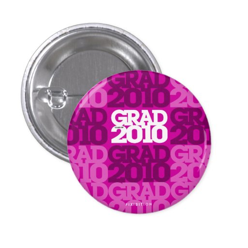 Graduations Class Of 2010 Purple Button