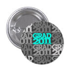 Graduations Class Of 2011 Button Black Blue 2