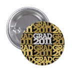 Graduations Class Of 2011 Button Black Gold 6