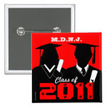 Graduations Class Of 2011 Gown Button 15
