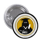 Graduations Class Of 2011 Gown Button 9
