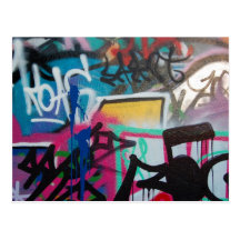 graffiti smudge background postcard