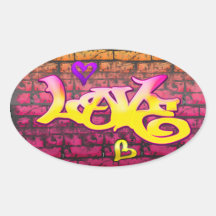 Graffitti Love Sticker