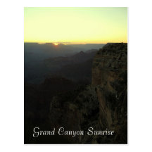 Grand Canyon Sunrise Postcard