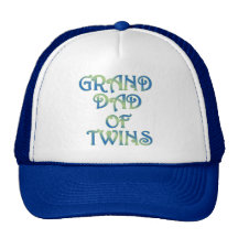 Grand Dad of Twins Trucker Hats