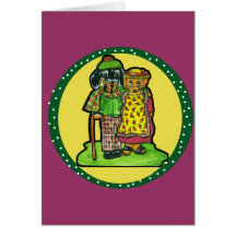 Grand Parent Doxies Greeting Cards
