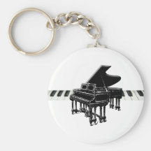 Grand Piano and Keyboard Key Chains